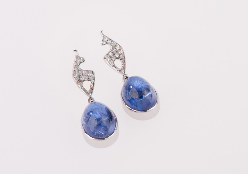 Ohrschmuck Tansanit