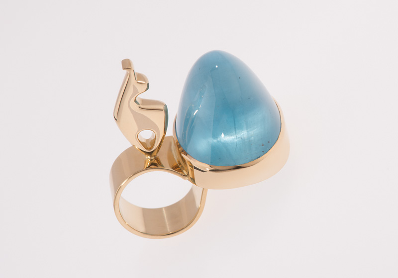 Ring Aquamarin