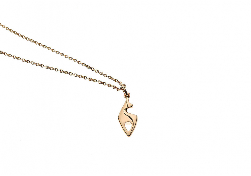 Großer Gold-Kids Anhänger