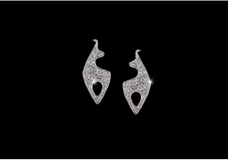 Brillant Kitz-Ohrstecker