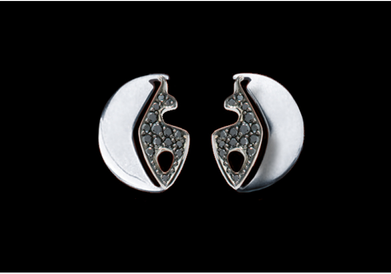 Diamant Kitz-Manschettenknöpfe